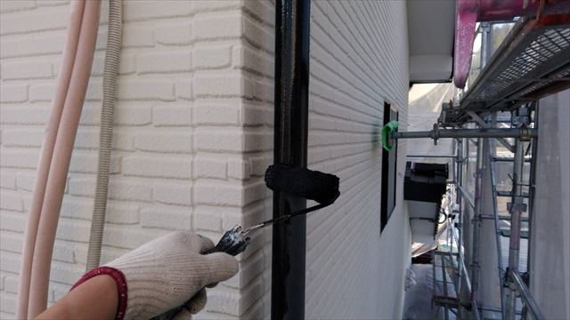 恵那市で雨樋の塗装、鼻隠しの塗装をおこないました