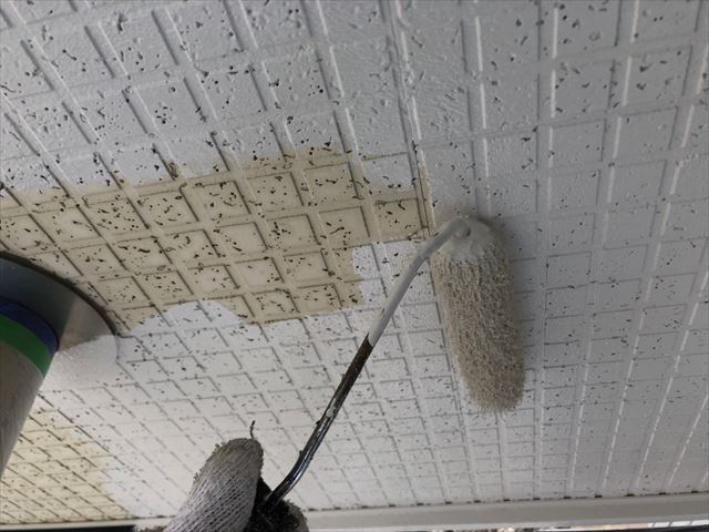 中津川市坂下町で、エピテックフィラーＡＥで下塗り塗装です。