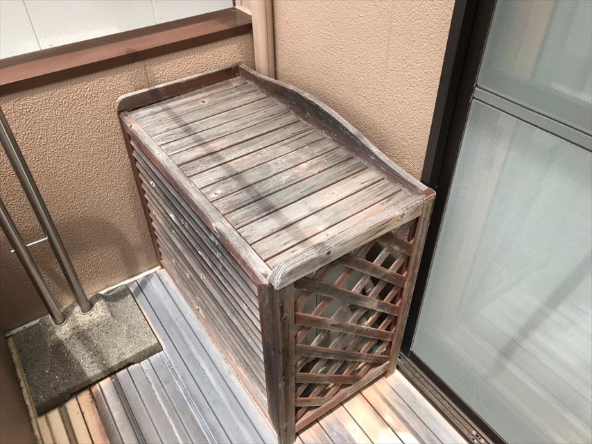 ベランダ 室外機 カバー