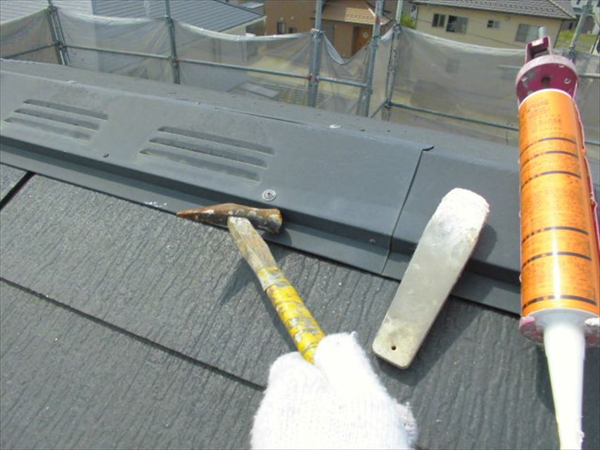 多治見市屋根板金釘