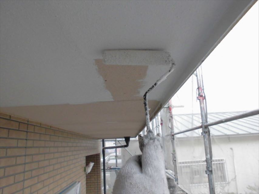 可児市軒天塗り替え