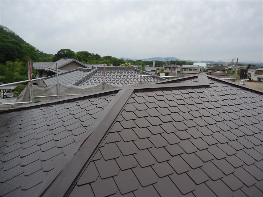 多治見市屋根フッ素塗り替え