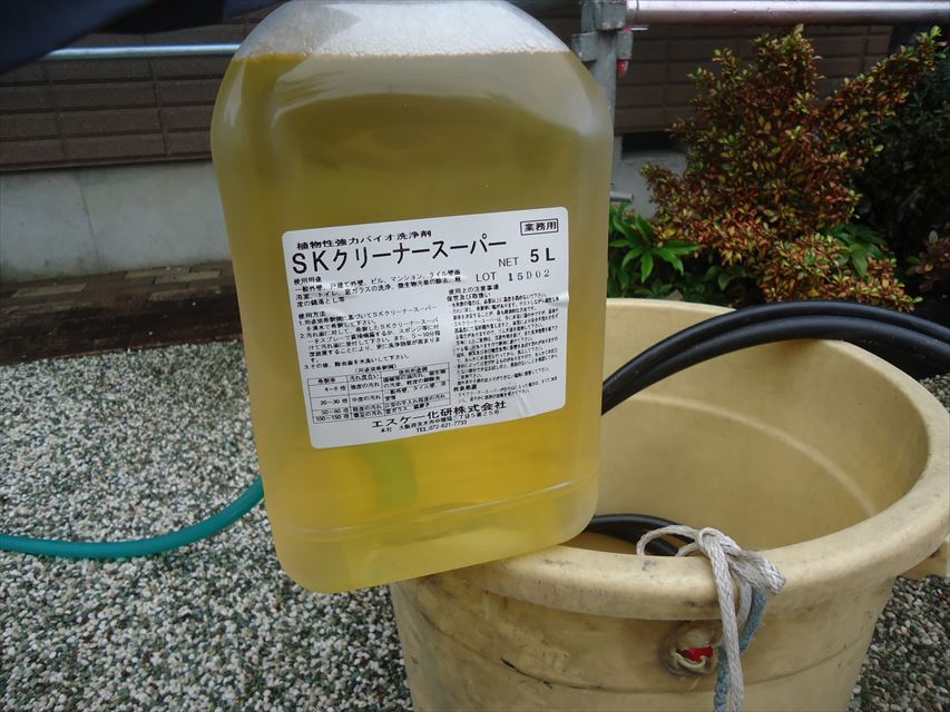 多治見市で屋根と外壁を植物成分で安心のバイオ洗浄をしました。