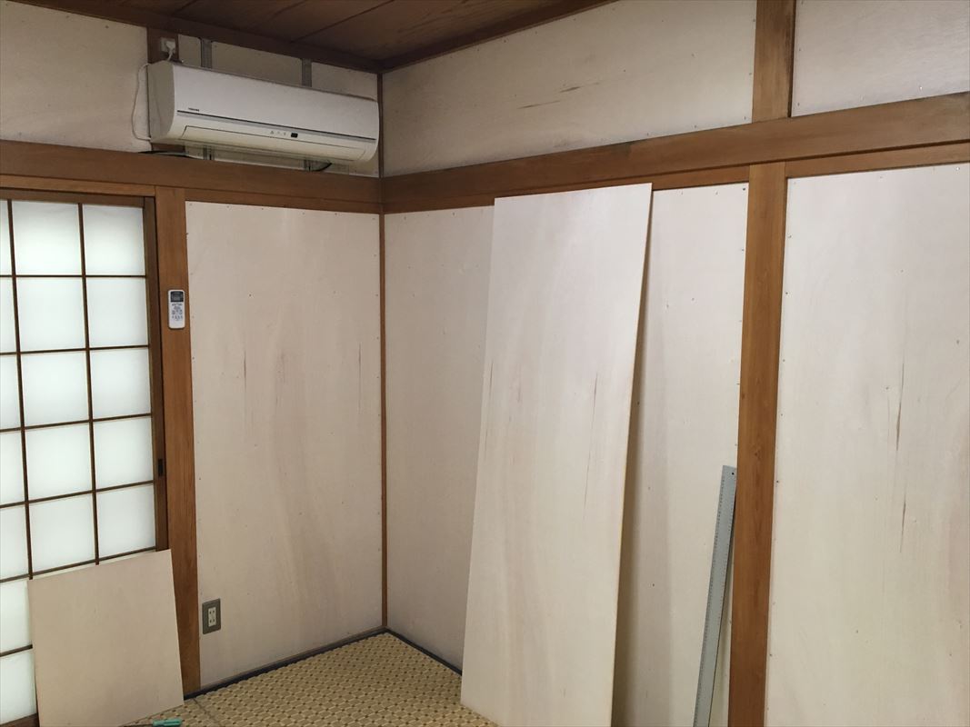 多治見 和室の壁の直し方 土壁がポロポロ落ちるのを直す
