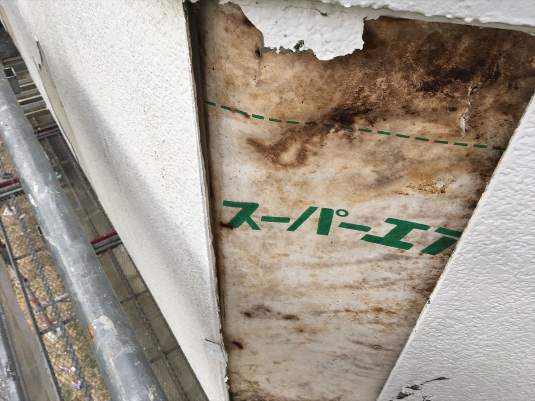 多治見 可児 外壁の張り直し 家に水が浸入 木の腐り