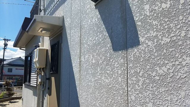 外壁の塗装の色あせ