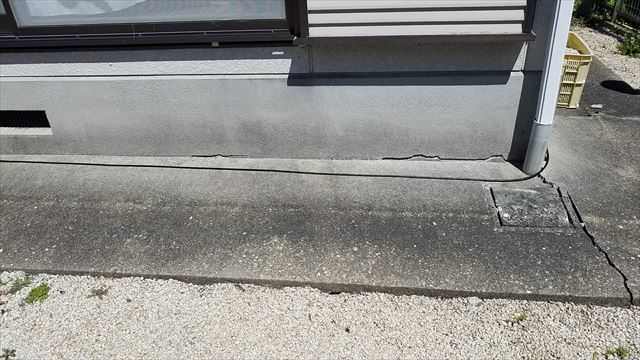 外壁のひび割れ