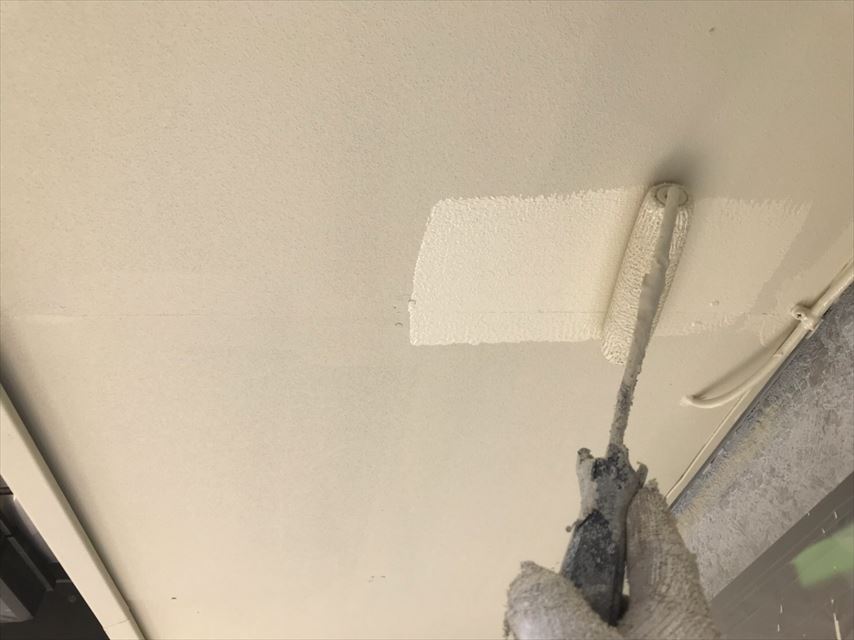 多治見市軒天上塗り