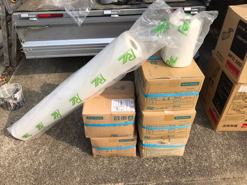 土岐市でベランダのリボール式防水工事をしました。