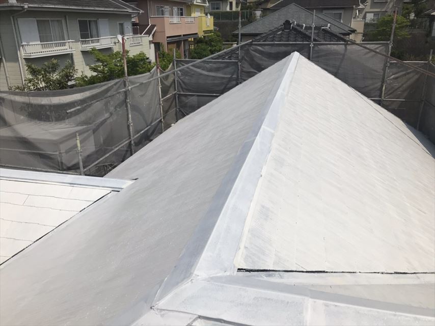 多治見市屋根下塗り遮熱