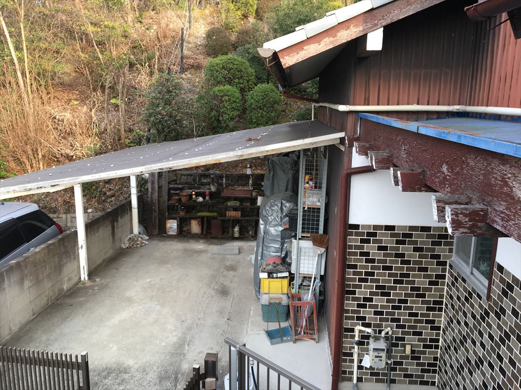 多治見市 外壁の塗り替え トタンの塗り替え