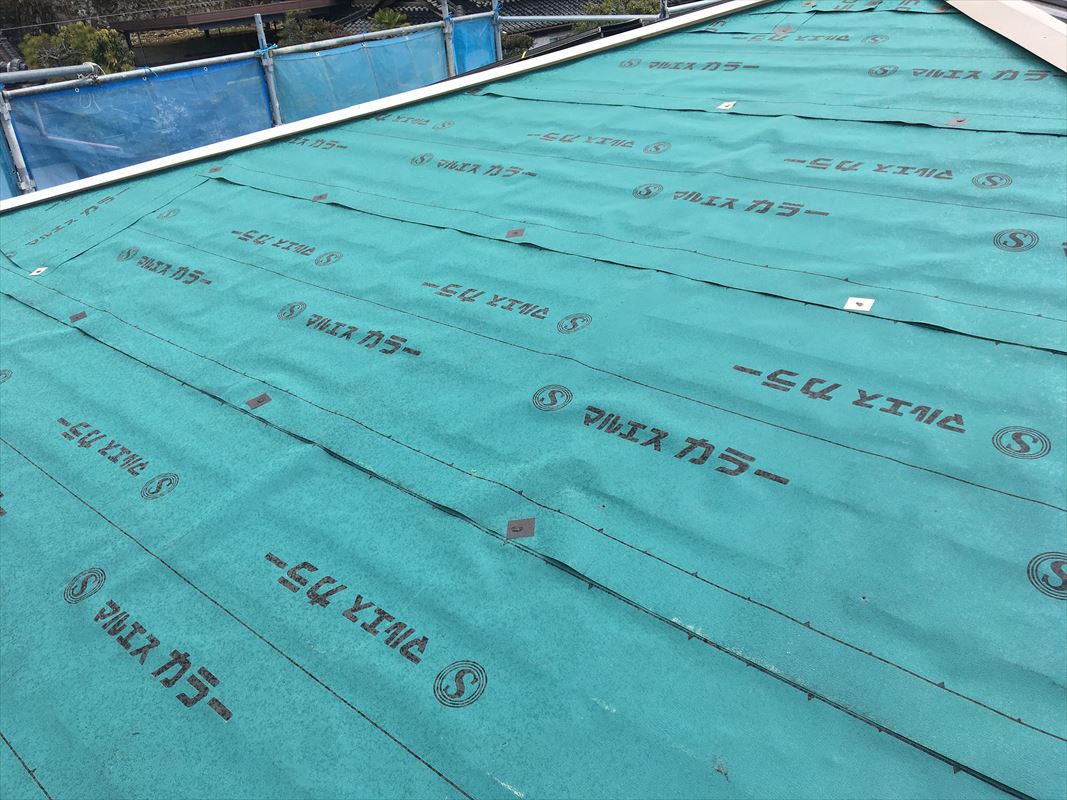 恵那市 屋根工事 屋根のカバー工法 板金工事