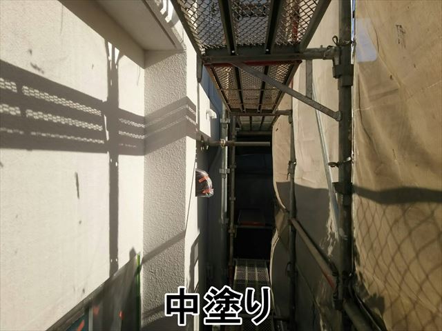 外壁中塗り