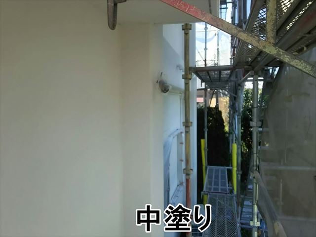 外壁中塗り