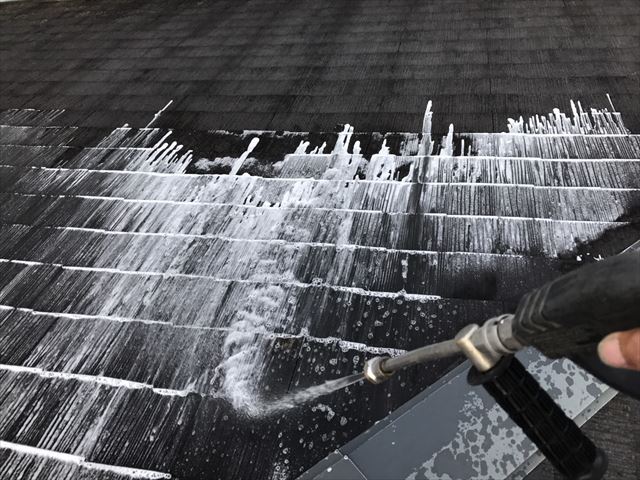 屋根バイオ洗浄