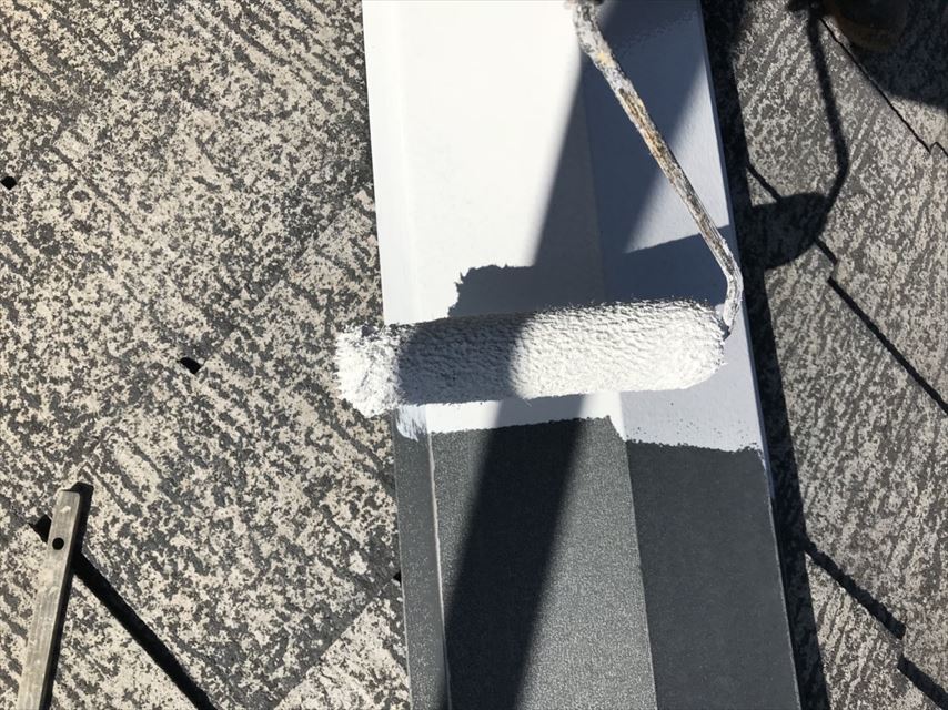 土岐市屋根板金錆止め
