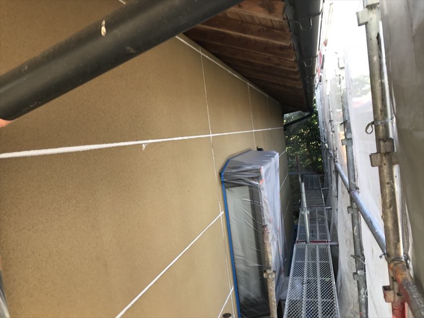 可児市外壁目地ヒビ直し