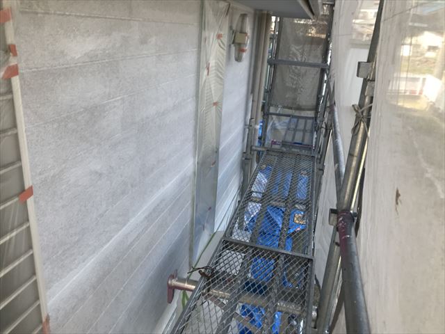 多治見笠原山田外壁下塗り後