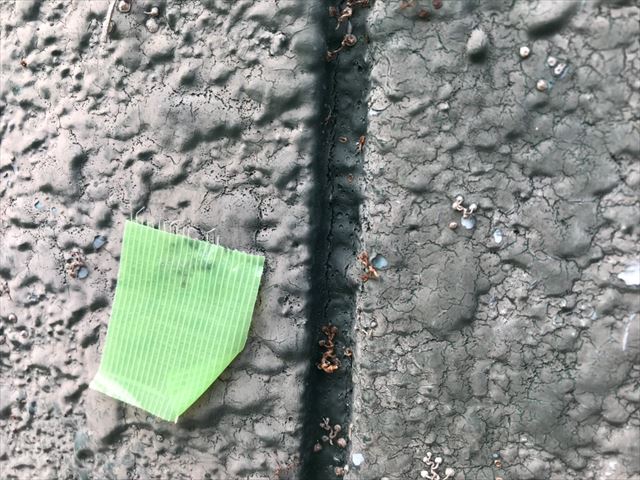 たて目地シーリングの劣化