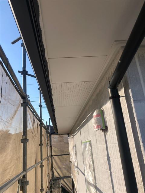恵那市で外壁塗装軒天塗装