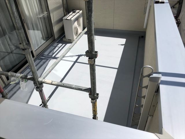 瑞浪市でベランダ簡易防水工事