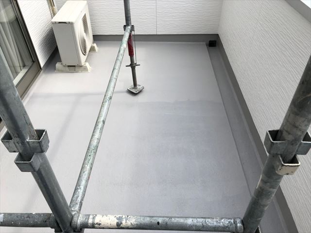 瑞浪市でベランダ簡易防水工事