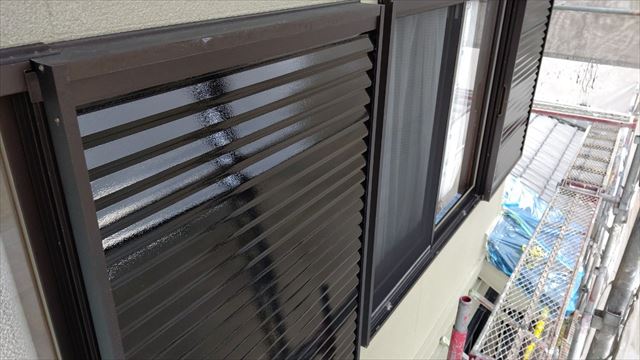 瑞浪市陶町雨戸塗装2回目