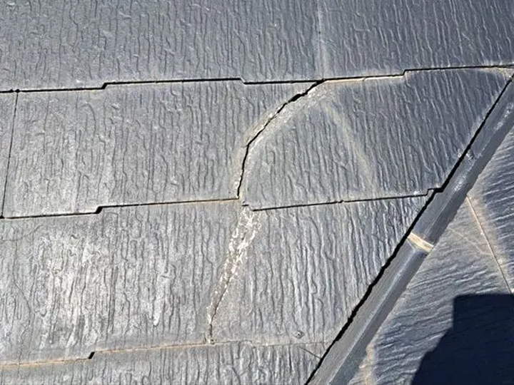 スレートの差し替え工事before