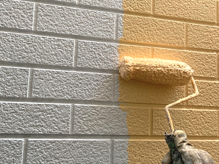 外壁塗装の様子