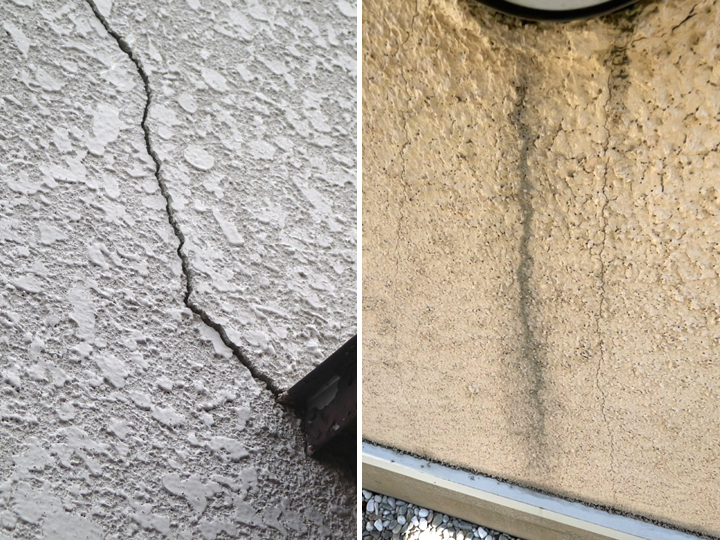 モルタル外壁によく見られる劣化症状