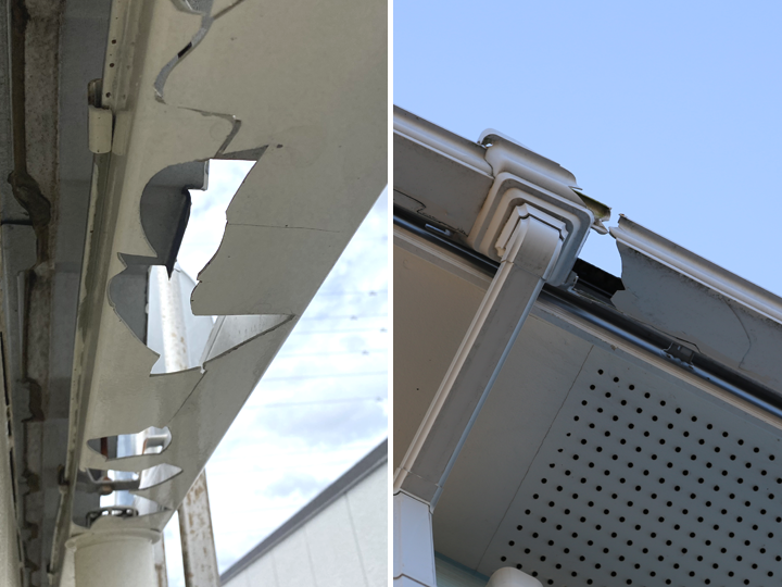 破損した雨樋は交換工事で直しましょう！