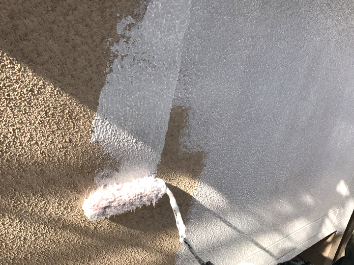 外壁塗装の様子