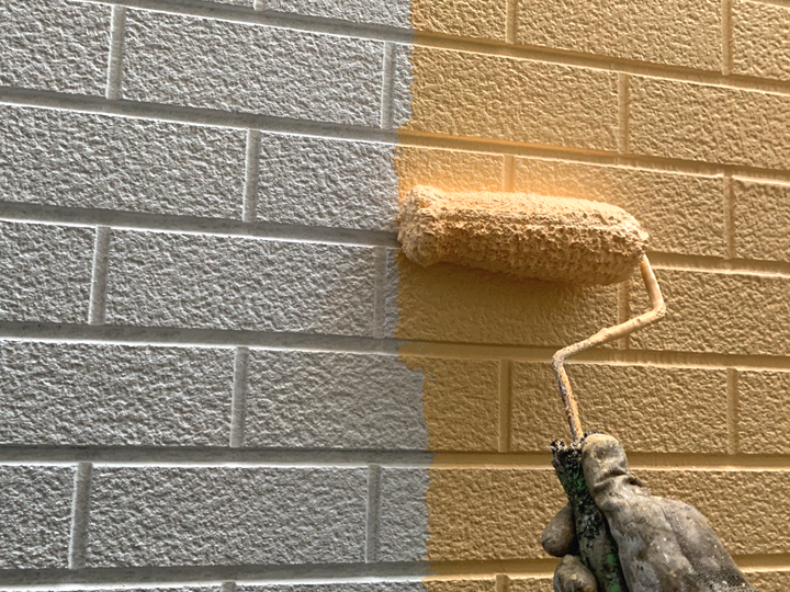 外壁塗装の様子