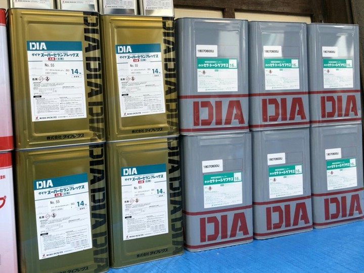 無機塗料：ダイヤスーパーセランフレックス