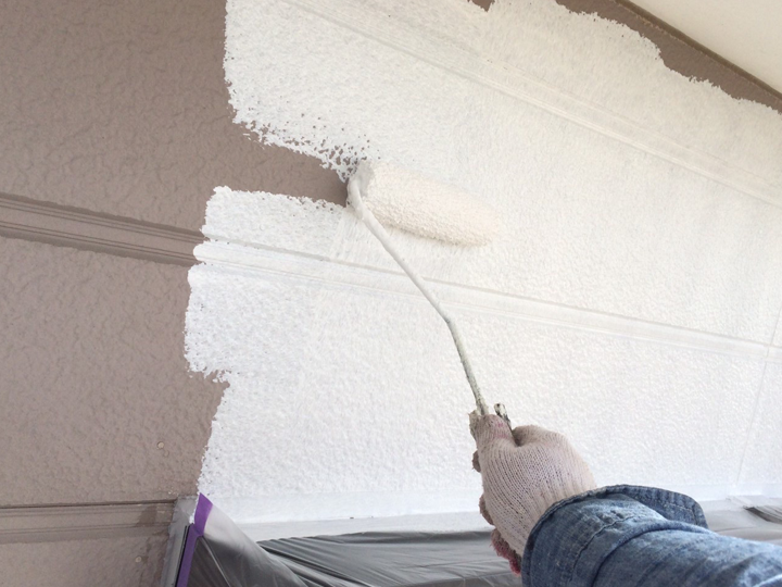 外壁塗装の様子