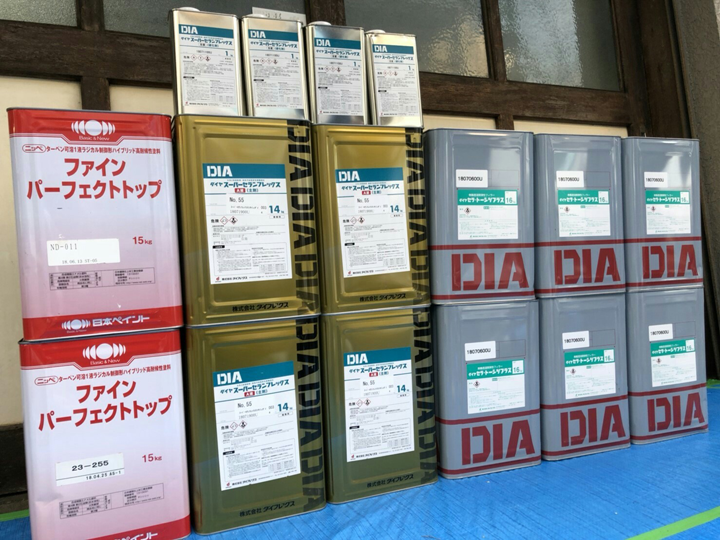 塗装に使う塗料