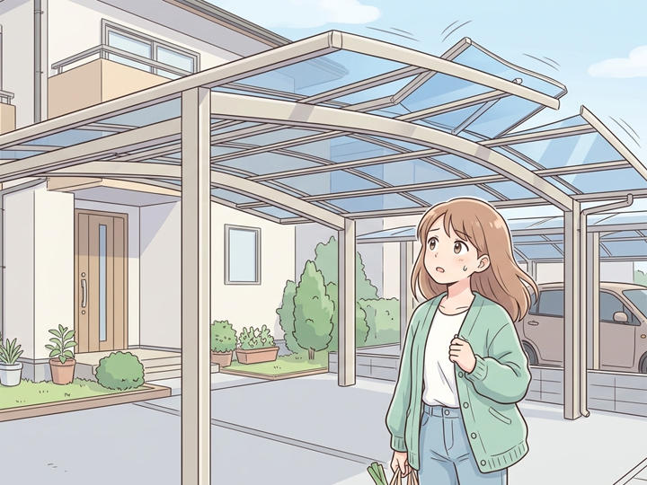 カーポートの屋根は定期的に点検しましょう
