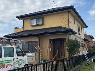 市原市郡本にて築13年のサイディング、パーフェクトトップで外壁塗装工事