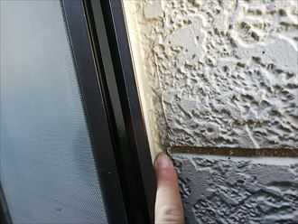 袖ケ浦市のぞみ野で外壁調査、外壁の亀裂やひび割れの発生から外壁塗装をご検討