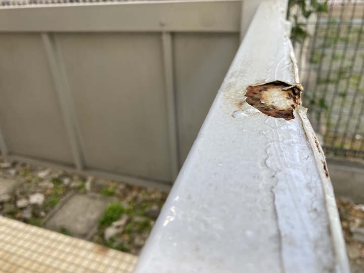 手すり腐食