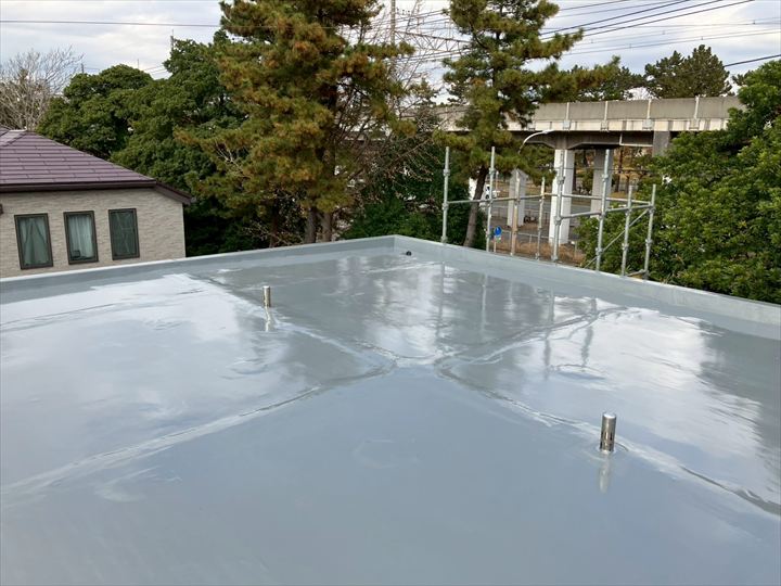 屋上防水工事の完了