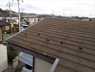 君津市 北側の屋根