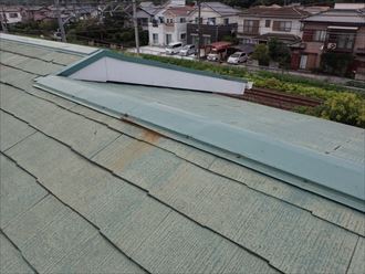四街道市西志津 棟板金の劣化