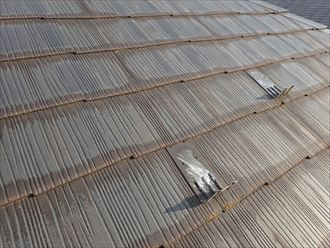 千葉市花見川区作新台 汚れの付着による変色