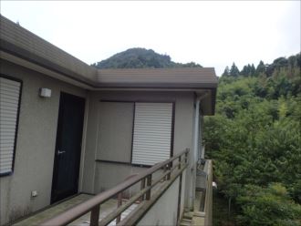 君津市で外壁を日本ペイントパーフェクトトップにて塗装します