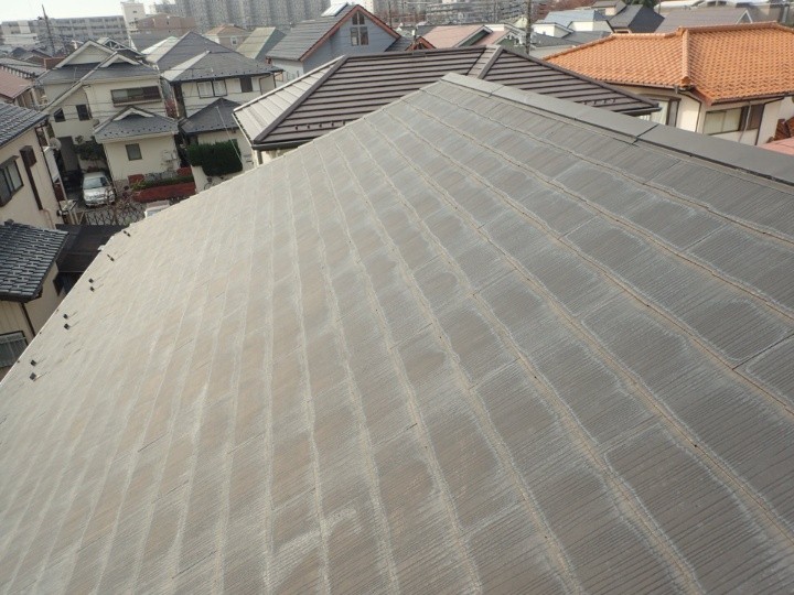 屋根の塗膜劣化