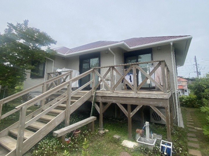 屋根外壁塗装工事後のお住まい