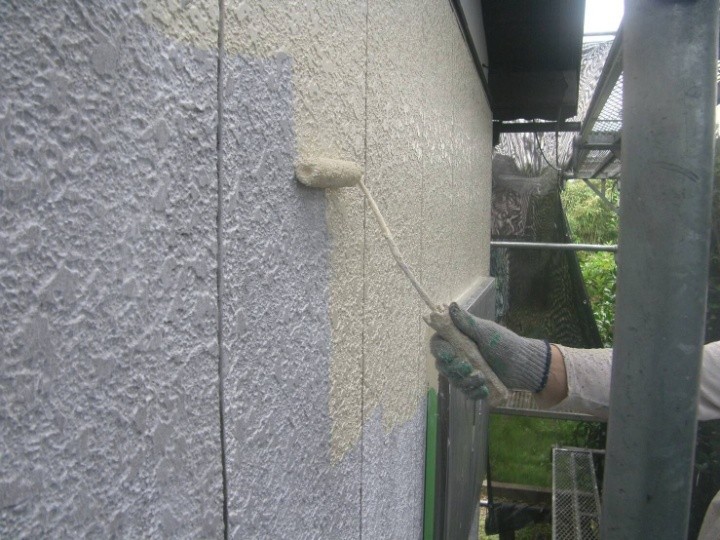 中塗り作業