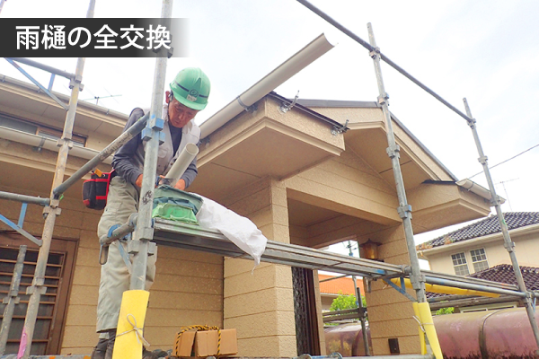 雨樋の全交換