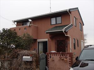屋根・外壁のデザイン塗装　エイジング塗装　千葉県　旭市